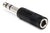 Hosa GPP-419 1/4" TS Female to 1/4" TRS Male Adapter