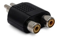 Hosa GRF-398 RCA Male to Dual RCA Female Y Adapter