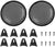 2 Patron 10" SubWoofer Metal Mesh Cover Waffle Speaker Grill Protect Guard DJ