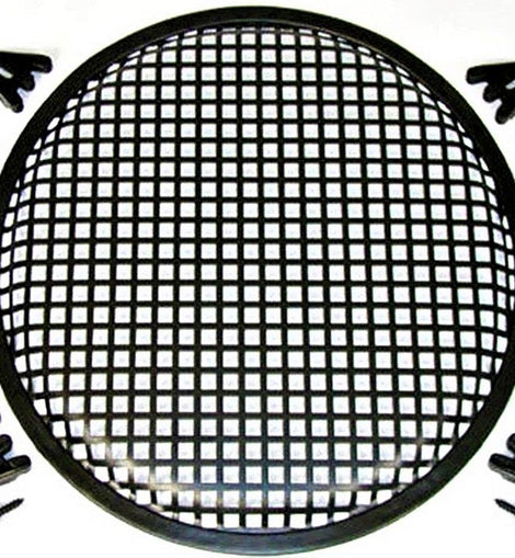 10'' Inch Car Audio Speaker Sub Woofer Subwoofer Metal Black Waffle Grill Cover