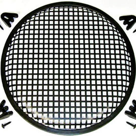 2 Absolute DJS10 10" Subwoofer Grilles<br/>10" Inch Universal Speaker Subwoofer Grille Mesh Cover W/ Clips Screws Guard