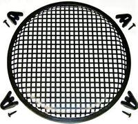 8" INCH WAFFLE SPEAKER SUB WOOFER METAL GRILLS WITH CLIPS AND SCREWS DJ-CAR-HOME