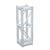 Galaxy Stage GS-1203 3' Long 12" Box Truss with Bolts Professional 12" Square Aluminum Truss Section