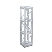 Galaxy Stage GS-1204 4' Long 12" Box Truss with Bolts Professional 12" Square Aluminum Truss Section