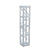 Galaxy Stage GS-1205 5' Long 12" Box Truss with Bolts Professional 12" Square Aluminum Truss Section