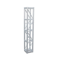 Galaxy Stage GS-1206 6' Long 12" Box Truss with Bolts Professional 12" Square Aluminum Truss Section