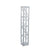 Galaxy Stage GS-1206 6' Long 12" Box Truss with Bolts Professional 12" Square Aluminum Truss Section