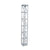 Galaxy Stage GS-1208 8' Long 12" Box Truss with Bolts Professional 12" Square Aluminum Truss Section