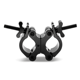 Galaxy Stage GS-C110P Double Swivel Cheeseboro Clamp Heavy-Duty Adjustable Truss Connector Black