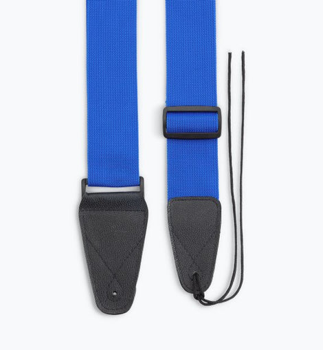 On-Stage GSA10BL Guitar Strap with Leather Ends