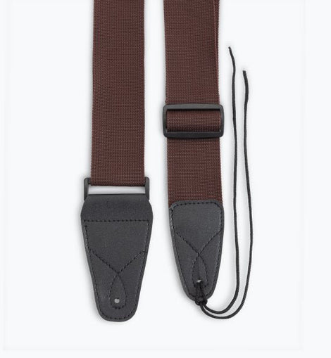 On-Stage GSA10BR Guitar Strap with Leather Ends