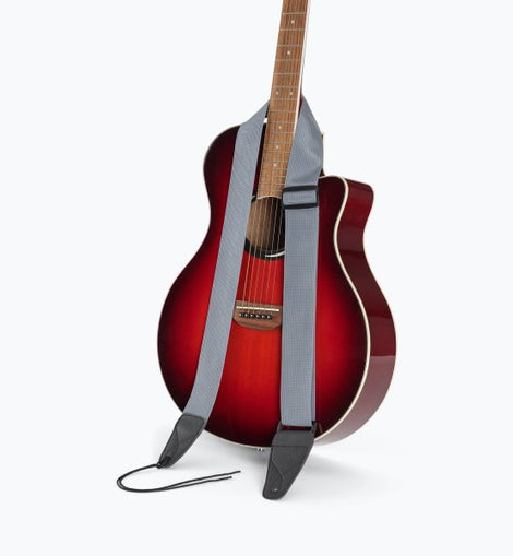 On-Stage GSA10GR Guitar Strap with Leather Ends