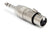 Hosa GXP-143 XLR Female to 1/4 inch TRS Male Adapter