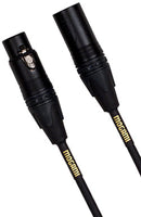 Mogami GOLD STAGE-30 Right-Angle Female 3-Pin XLR to Straight Male XLR Mic Cable (30')
