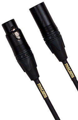 Mogami GOLD STUDIO-25 XLR Female to XLR Male Microphone Cable (25', Black)