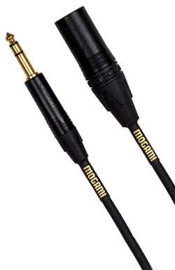 Mogami GOLD TRS-XLRM-06 Balanced 1/4-inch TRS Male to XLR Male Patch Cable - 6 foot
