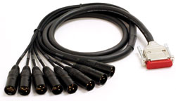 Mogami GOLD-DB25-XLRM-15 8-channel Analog Interface Cable - 15 foot