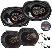 Cerwin Vega 6x9" 420W Rear & 6x8" 360W Front Speakers Fit 98-11 Ford Crown Victoria + Electrical Tape