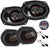 Cerwin Vega 6x9" 420W Rear & 6x8" 360W Front Speakers Fit 98-11 Ford Crown Victoria + Electrical Tape