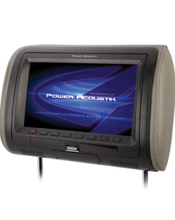 2 Power Acoustik H-71CC Universal Replacement Headrest Monitor w/ 7” LCD