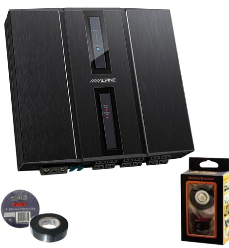 Alpine HDP-D90 Status 14-Channel Hi-Res Digital Sound Processor Amplifier Bundle