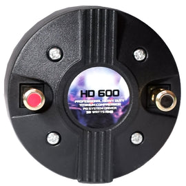 MR DJ HD600 3.18" 600W PRO Heavy Duty Titanium Compression Driver