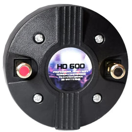 MR DJ HD600 600W PRO PA DJ High-Frequency Titanium Compression Horn Driver Tweeter