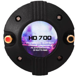 MR DJ HD700 3.55" 700W PRO Heavy Duty Titanium Compression Driver