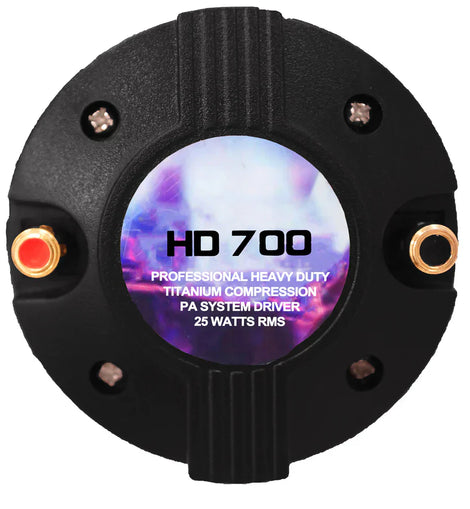 MR DJ HD700 700W PRO PA DJ High-Frequency Titanium Compression Horn Driver Tweeter