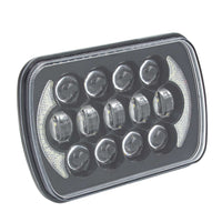 Heise HE-5X7B1 LED Light with Black Face - 5"x7", 17 LED