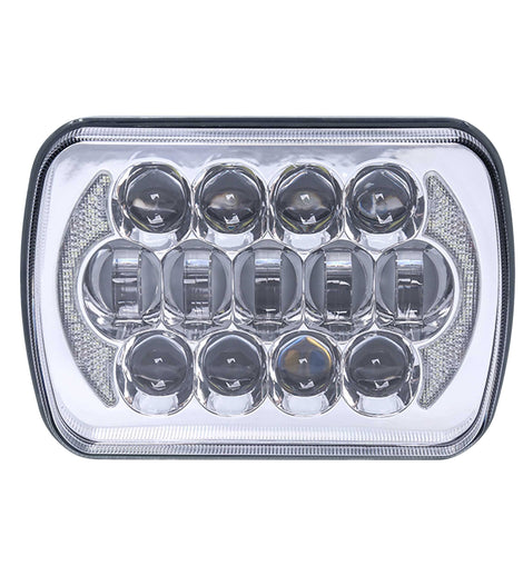 Heise HE-5X7S1 LED Light with Silver Face - 5