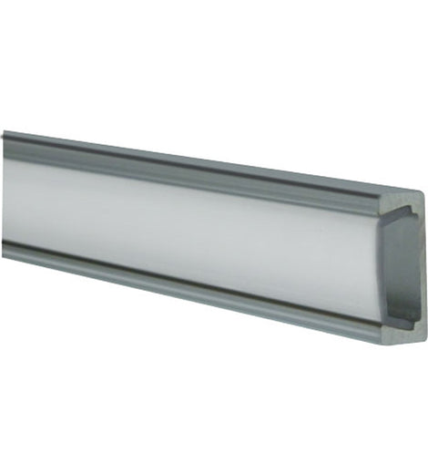 Heise HE-ATFL Frosted Aluminum Surface Mount Track - 3 Ft