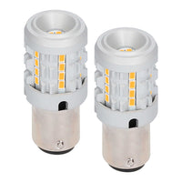 Heise HE-C1157A 1157 Amber Bulbs with Integrated Internal CANBUS System - 2-Pack