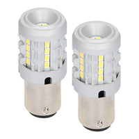 Heise HE-C1157W 1157 White Bulbs with Integrated Internal CANBUS System - 2-Pack