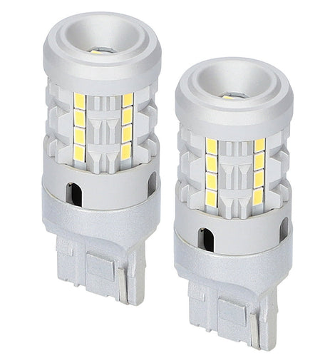 Heise HE-C7440W 7440 White Bulbs with Integrated Internal CANBUS System - 2-Pack
