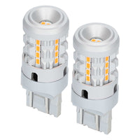 Heise HE-C7443A 7443 Amber Bulbs with Integrated Internal CANBUS System - 2-Pack