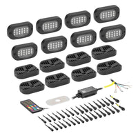 Heise HE-CHASE-K8 Chasing Wide Angle Rock Light Kit - 8 Pack