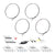 Heise HE-CHASE-W155 15.5" Wheel Light Set Chasing