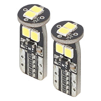 Heise HE-CT10W T10 White Bulbs with Integrated Internal CANBUS System - 2-Pack