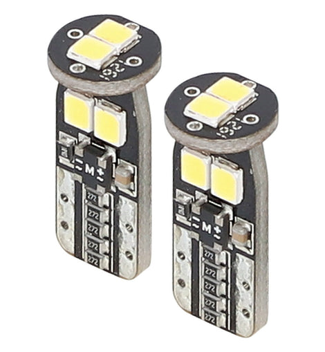 Heise HE-CT10W T10 White Bulbs with Integrated Internal CANBUS System - 2-Pack