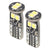 Heise HE-CT10W T10 White Bulbs with Integrated Internal CANBUS System - 2-Pack