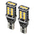 Heise HE-CT15A T15 Amber Bulbs with Integrated Internal CANBUS System - 2-Pack