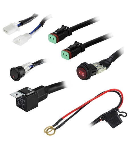 Heise HE-DLWH1 Wiring Harness and Switch Kit - 2 Lamp