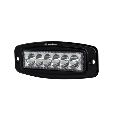 Heise HE-FMDL1 Single Row Flush Mount Driving Light - 6 LED