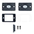 Heise HE-FMTL1A Amber Flush Mount Accent Light - 1.5x3 Inch, 3 LED