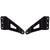 Heise HE-GMBK5 Brackets for 50 Inch Curved Lightbar - Chevrolet/GMC