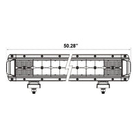 Heise HE-HDR50 Dual-Row High Output Lightbar - 50 Inch, 96 LED