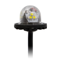 Heise Municipality HE-MUHSR-R Hidden Strobe Red Marker Lights - 1 Inch, 9 LED