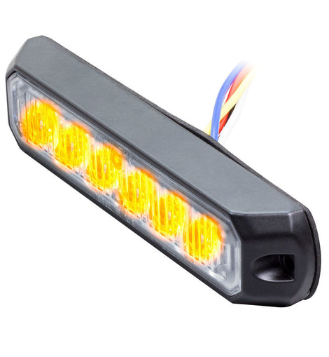Heise Municipality HE-MUMRK-6A Amber Marker Lights - 4.9 Inch, 6 LED