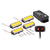 Heise Municipality HE-MUSTR-GRA Amber Grille Strobe Kit - 8 LED, 4-Pack